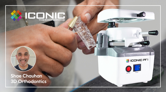 Discover the difference with Iconic's PF1 Pressure Former: Insights from Shae Chauhan, Dental Tech and Thermoforming Aficionado