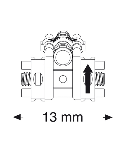 Three Directional Screw Anatomical for Lower Arch